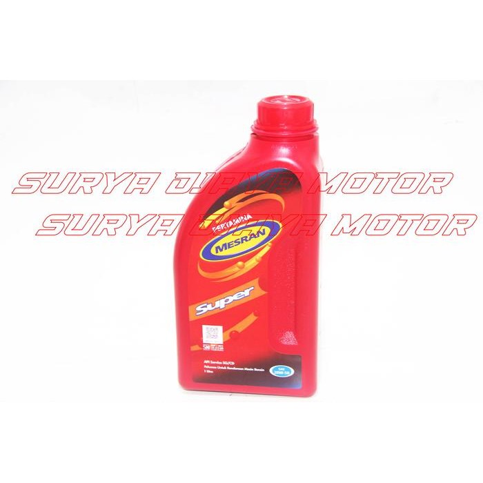 Oli Pertamina Mesran Super 1 Liter 20w50 Oli Motor Mobil