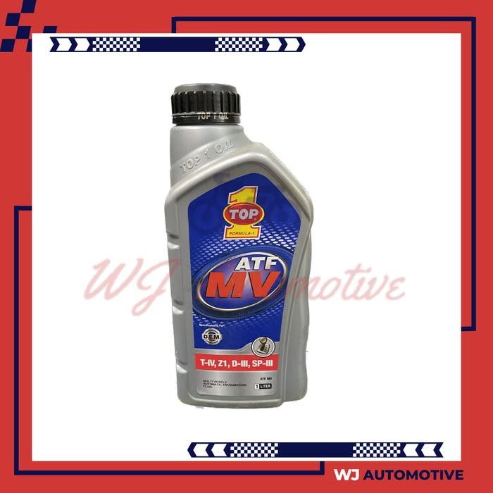 Top1 ATF MV, oli transmisi mobil matic 1Liter/oli gardan/persneling AT