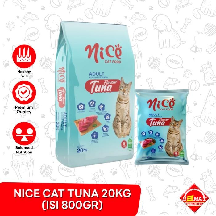 Makanan Kucing Nice Cat 20 Kg / NiceCat 20Kg / Gojek Only