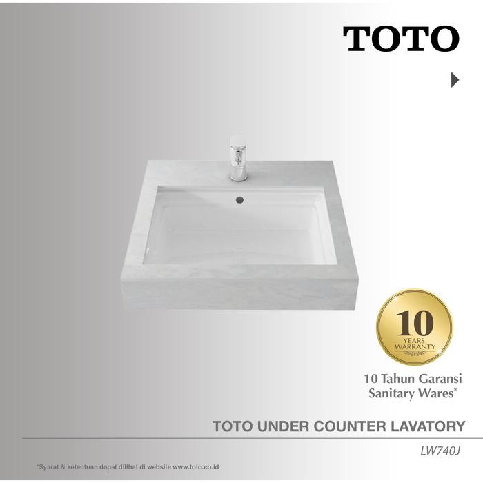 TOTO Under Counter Lavatory / Wastafel LW740J