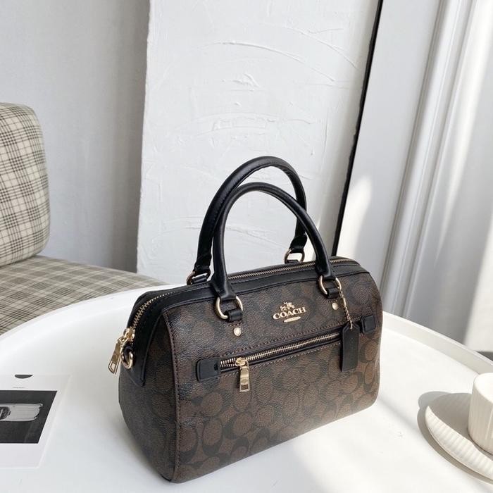 Rowan Satchel In Signature Canvas (F83607)