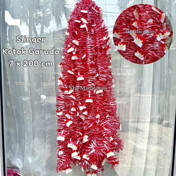 SLINGER DEKORASI 17 AGUSTUS / ACARA MERAH PUTIH HIASAN SEPEDA HIAS KEMERDEKAAN