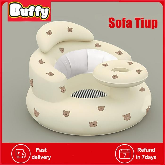 Duffy ToysSofa Tiup Untuk Bayi Sofa Bayi / Kursi Bayi Tiup Belajar Duduk / Sofa Tiup Untuk Bayi Sofa
