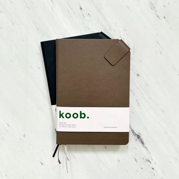 

A536 Koob. Hardcover Notebook Dengan Penutup Magnet A5 Buku Tulis Titik / Dotted Agenda Jurnal Diary