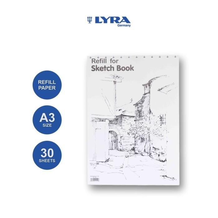 

Lyra Refill Sketch Book A3 30 Sheet Bantex 9211 Kode 1134