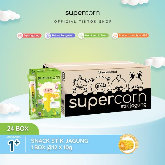 

Diskon! Promo Paket Bundling 24 Box Jagung Bakar Stick Cemilan Praktis