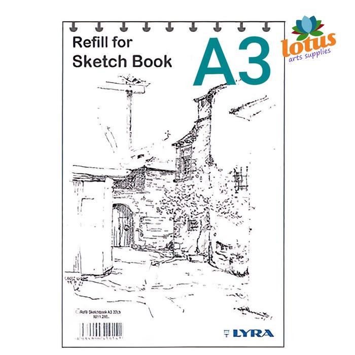 

Lyra Sketch Book A3 30 Lembar - 150 Gsm