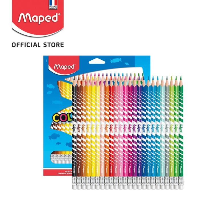 

Maped Erasable Pensil Warna OOPS set 24 - Cardboard