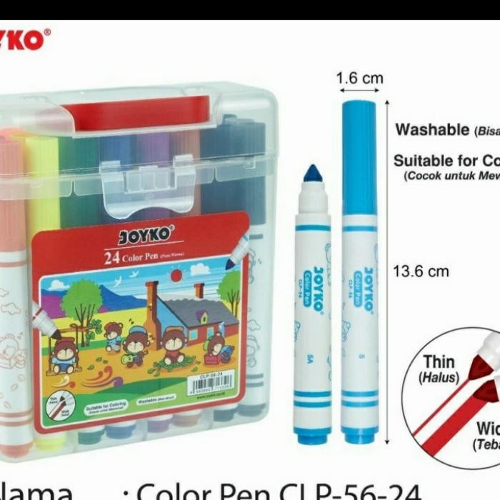 

spidol joyko 24 warna CLP-56-24