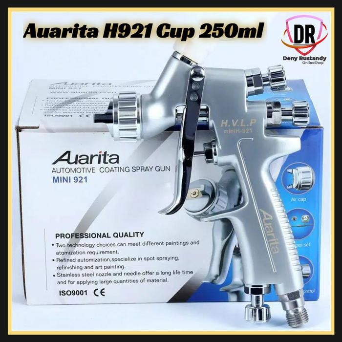 Spray Gun Mini Hvlp Auarita H921 Nozzle 1.0Mm