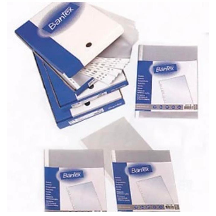 

BANTEX F4 Sheet Protector Plastik Pelindung Dokumen 100 Lembar ATK1574BX Berkualitas