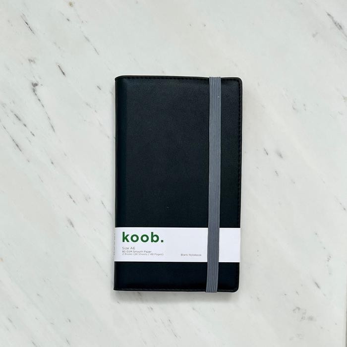 

tersedia koob a603d softcover notebook a6+ - buku tulis polos detachable