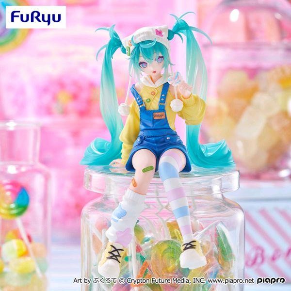 Promo Terlaris Hatsune Miku Noodle Stopper Figure - Miku Lollipop Ready