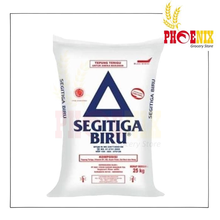 

Promo Terlaris Bogasari Tepung Terigu Segitiga Biru 25Kg Ready