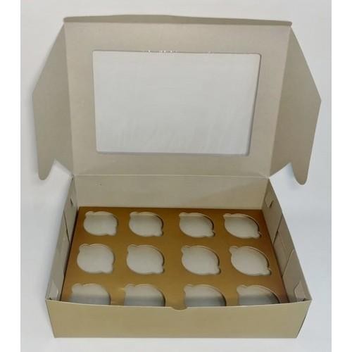 (Allthebest) DUS CUPCAKE SATUAN / DUS MUFFIN / DUS CUPCAKE GOLD PER PCS