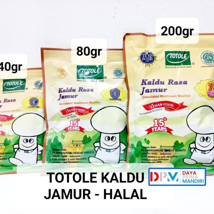 

(Allthebest) TOTOLE KALDU JAMUR 80 GR - HALAL MUI - NON MSG - VEGAN FOOD