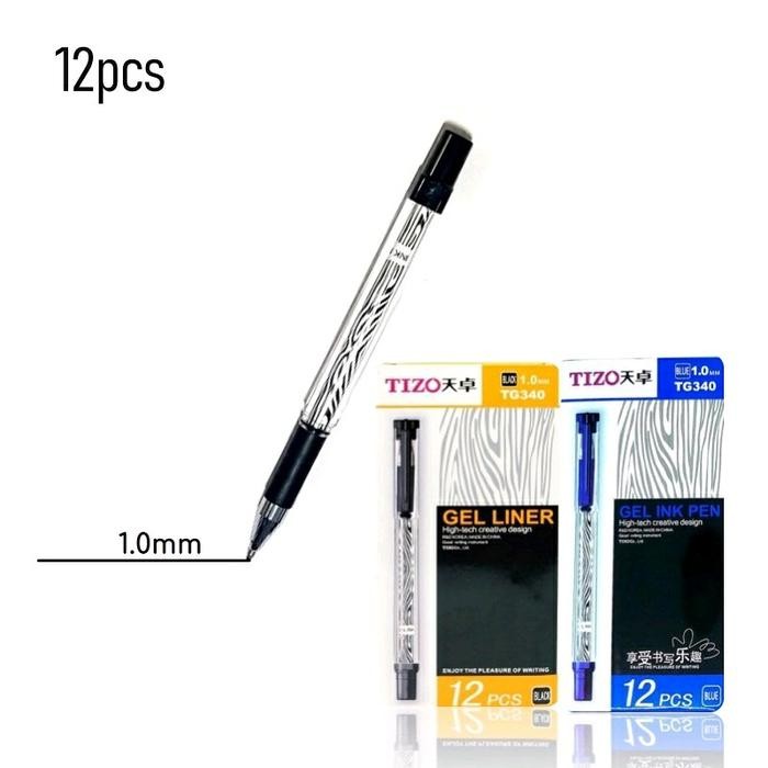 

ID GEL PEN TIZO TG 340 HITAM ISI 12 PCS