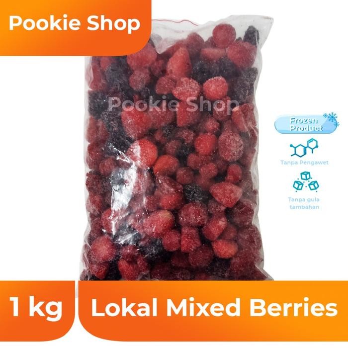 

TERMURAH LOKAL frozen mixed berry/mixed berries 1 kg READY STOCK