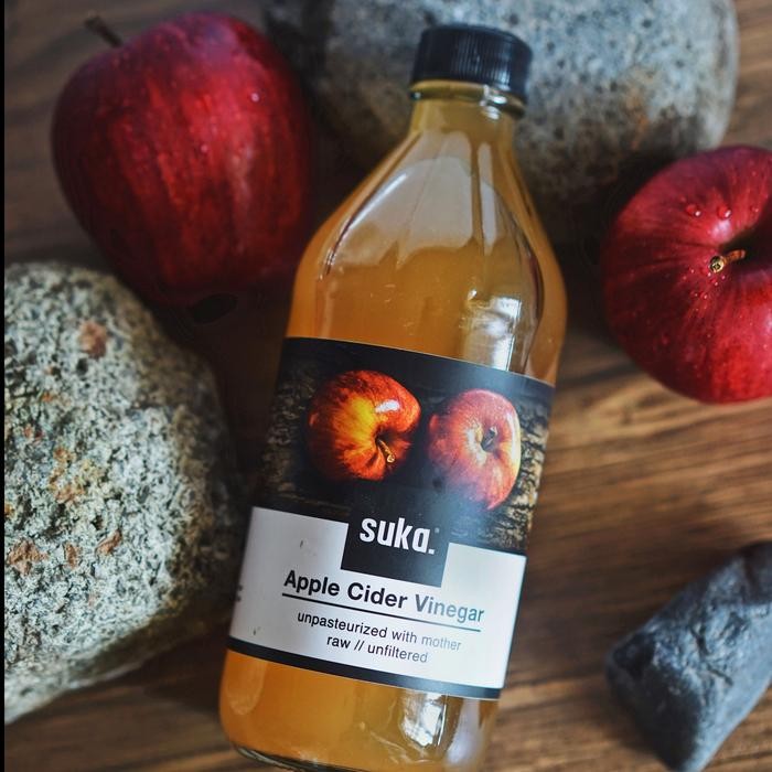 

SUKA - APPLE CIDER VINEGAR WITH MOTHER / CUKA APEL (475ML)