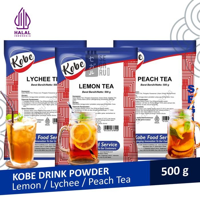 

KOBE TEA POWDER DRINK TEH BUBUK TEA HALAL ALL VARIAN 500 GRAM