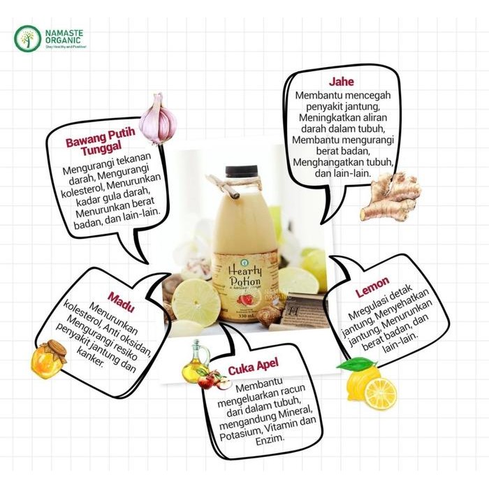 

HEARTY POTION 120ML - JAMU