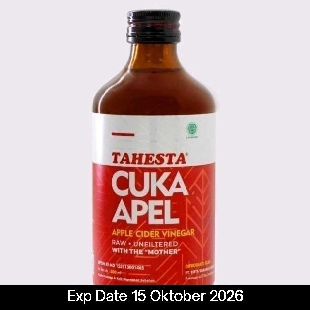 

CUKA APEL TAHESTA ORGANIK 320ML