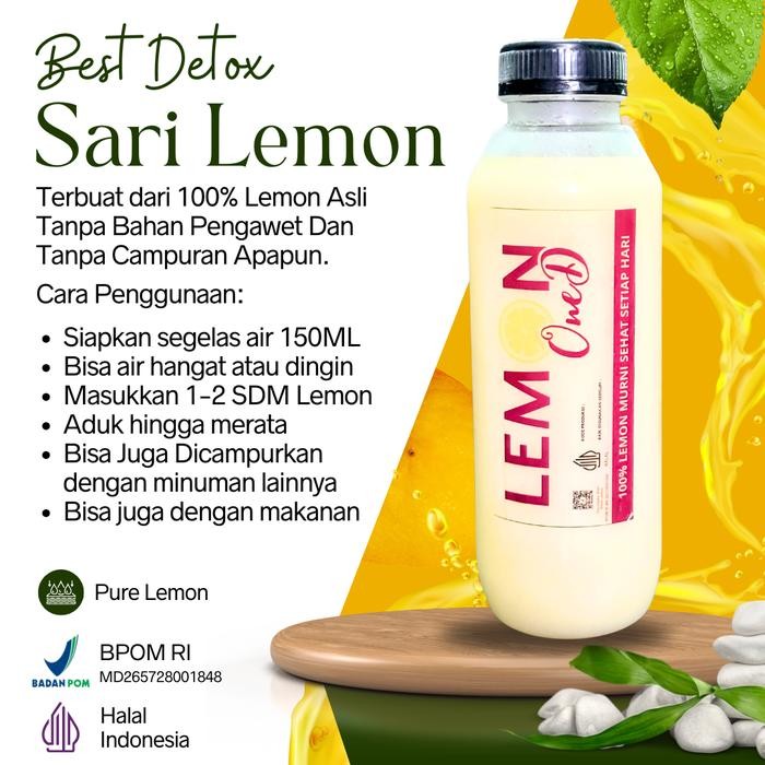 

100% EKSTRAK SARI LEMON ASLI TANPA PENGAWET MADE BY ORDER