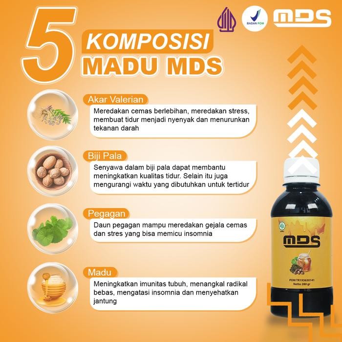 

MADU DEEP SLEEP MDS ANTI INSOMNIA HERBAL ALAMI TERLARIS BANTU ATASI SULIT TIDUR