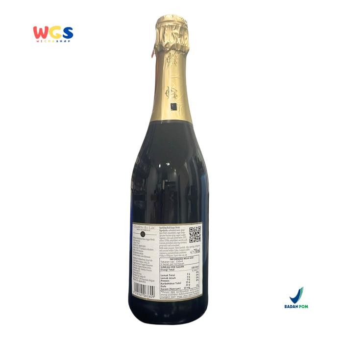 

CHARLES DU LAC SPARKLING RED GRAPE 750ML MINUMAN ANGGUR MERAH NON ALKOHOL ELEGAN & PREMIUM