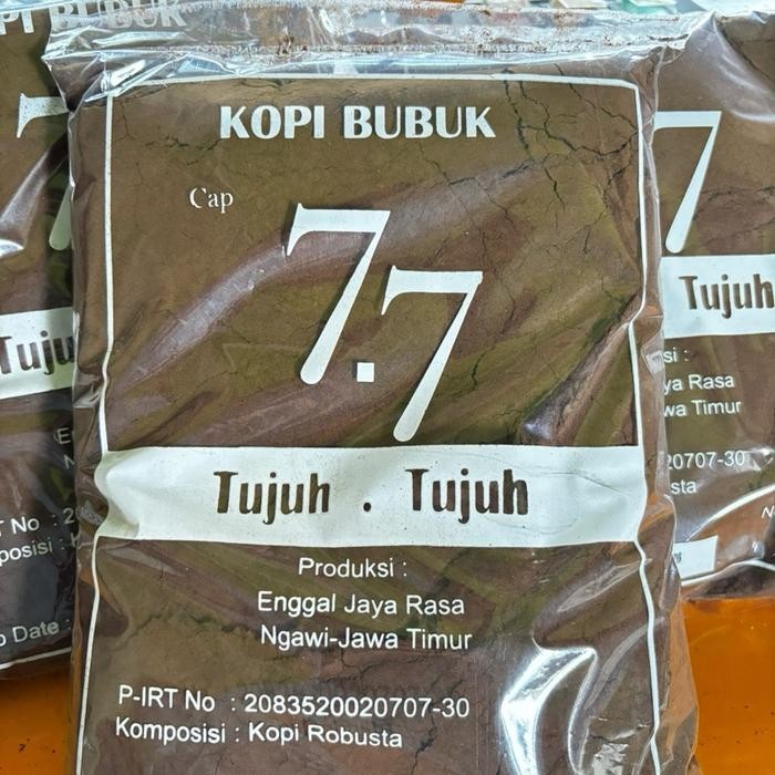 

KOPI BUBUK 77 KHAS MADURA BERAT 1 KG ROBUSTA COFFE