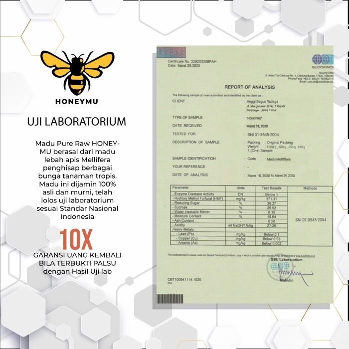 

MADU MURNI ASLI / ORIGINAL HONEYMU MULTIFLORA 1000 GRAM