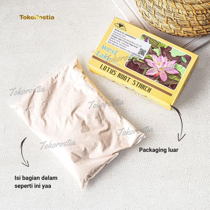 

LOTUS ROOT STARCH 250 GRAM MINUMAN AKAR TERATAI WEST LAKE