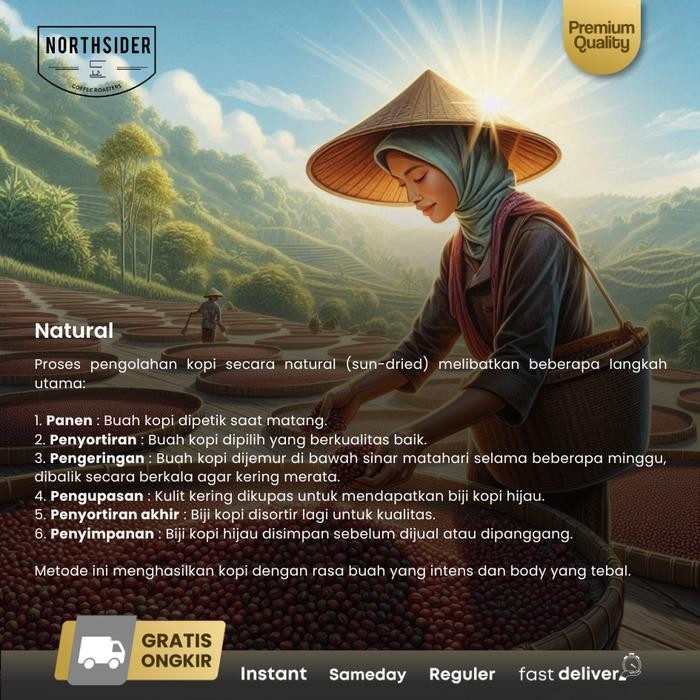 

NORTHSIDER KOPI ARABIKA AROMANIS NATURAL COFFEE