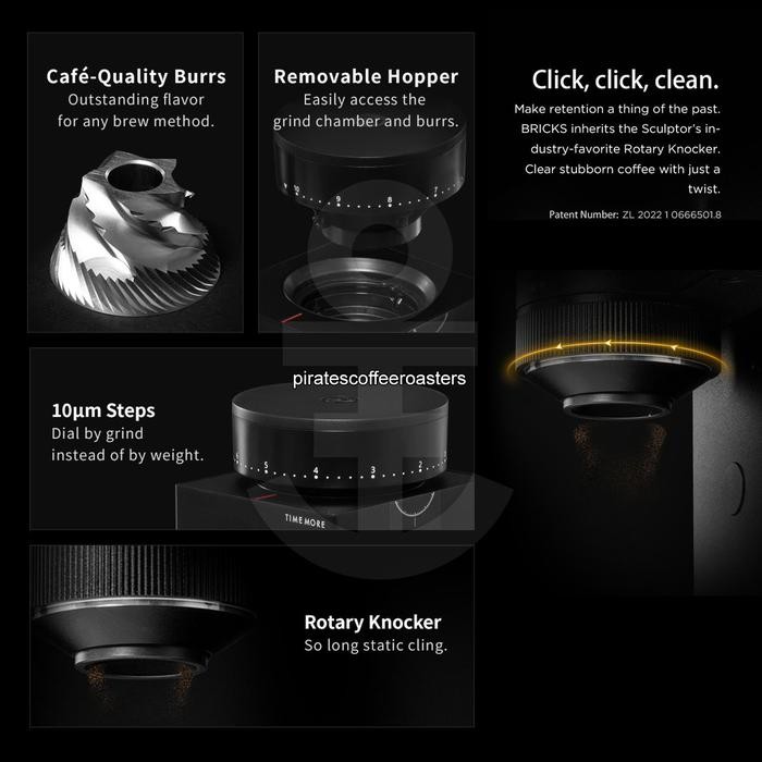 Timemore Bricks 01s Electric Coffee Beans Grinder Alat Giling Biji Kopi Elektrik