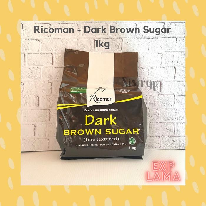 

(Allthebest) Brown Sugar / Dark Brown Sugar Ricoman 1 kg