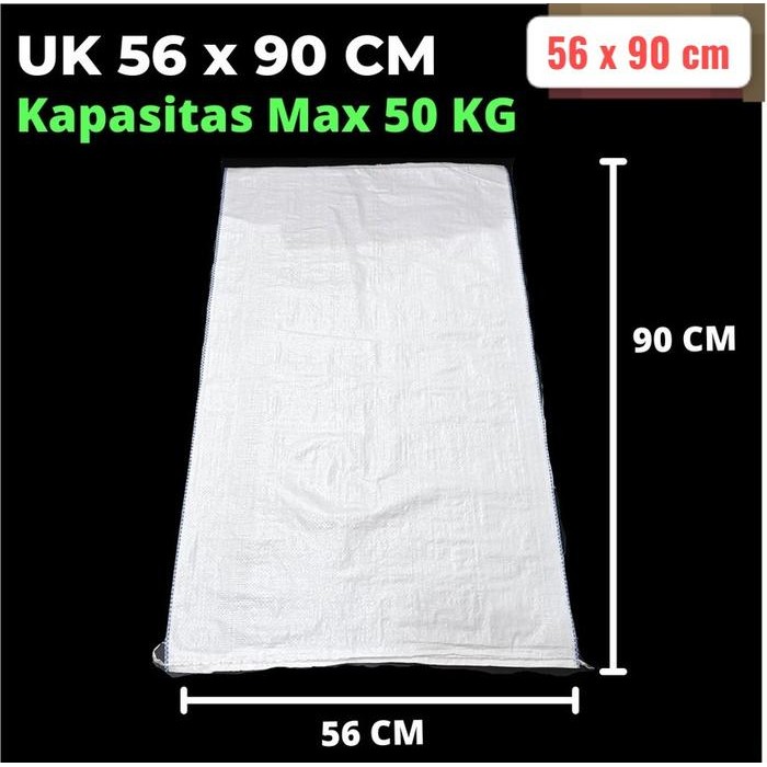 

Karung Plastik Baru UK. 56x90cm Kapasitas 50kg MINIMAL ORDER 5