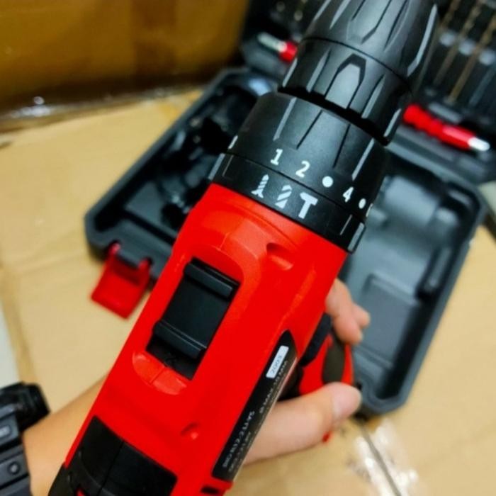 Sale Mesin Bor Baterai Hammer Beton Cordless Bitec Drill Besi Kayu