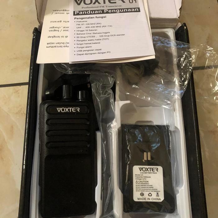 HT voxter U1 single band VHF