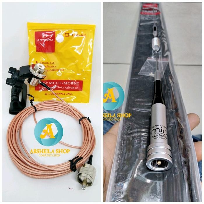 Paket antena Radio Rig Dual band