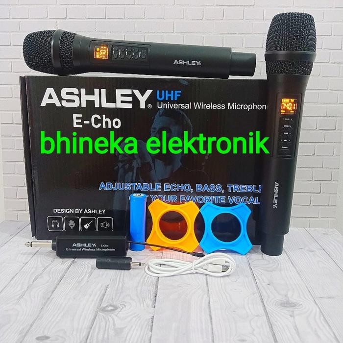 Mic Wireless Ashley E Cho Mic Ashley Echo Original Mic Pegang Pegang