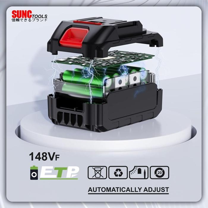 Hemat Jld Baterai Cordless 48 Volt Battery 48V Batere Mesin Bor Jld