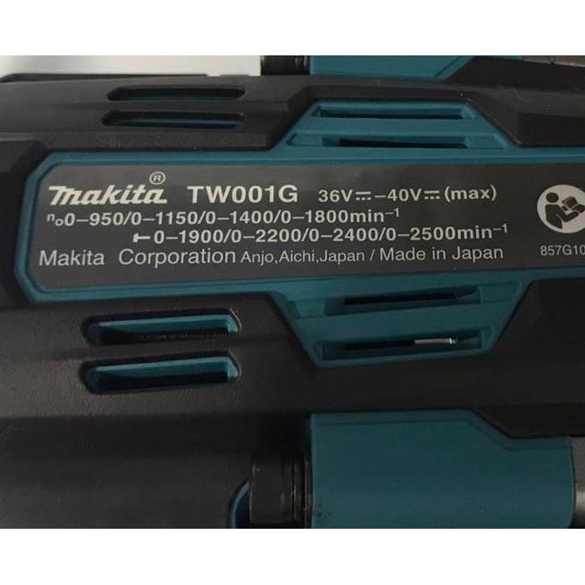 Populer Mesin Impact Wrench Makita Cordless Tw001Gd201 / 40V