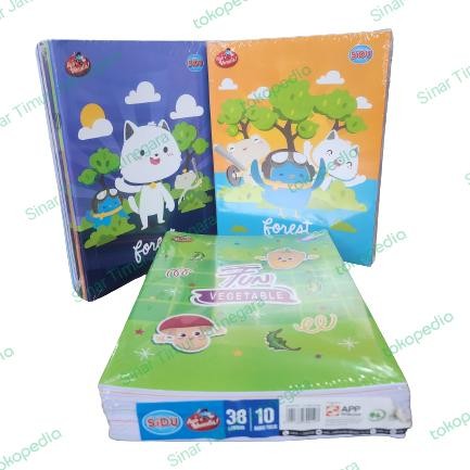 

ID BUKU TULIS SIDU (SINAR DUNIA) 38 LEMBAR 1 PAK ISI 10 BUKU