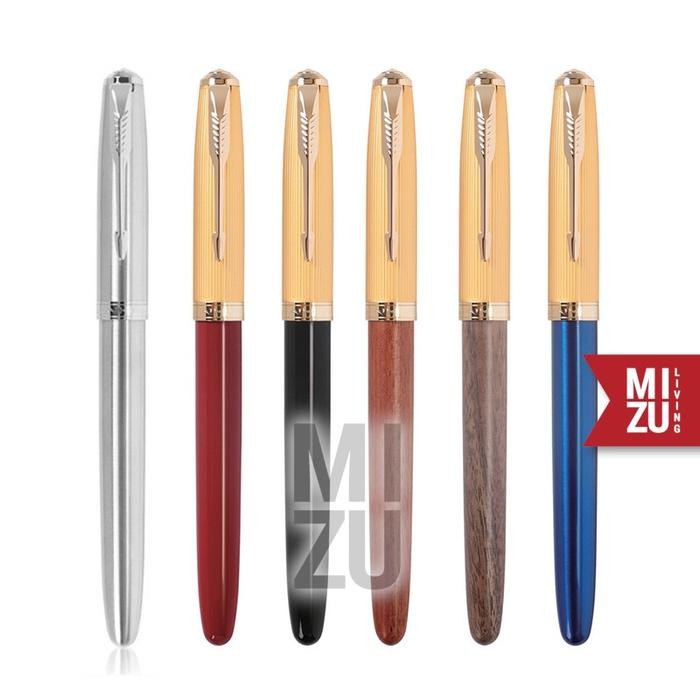 

ID JINHAO 85 86 INSPIRED BY PARKER 51 FOUNTAIN PEN HOODED NIB RETRO