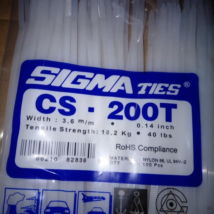 

ID KABEL TIES HITAM ATAU PUTIH 20CM SIGMA