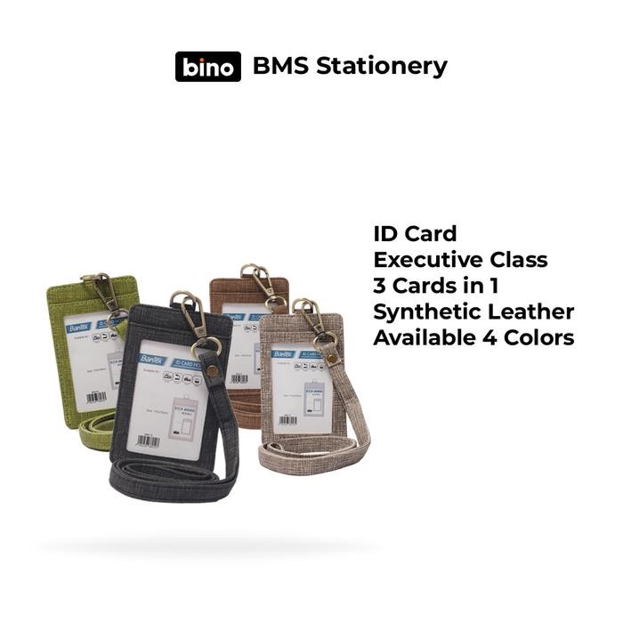 

ID BANTEX ID CARD KULIT / NAME TAG HOLDER TALI LANYARD PORTRAIT #8869