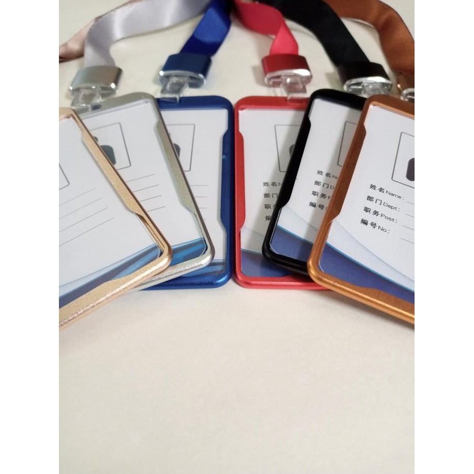 

ID ID CARD/CARD HOLDER ALUMUNIUM + TALI (SIAP PAKAI)