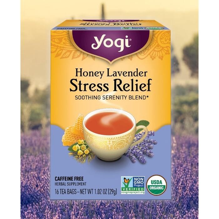 

Yogi Honey Lavender Stress Relief Tea 16 tea bags