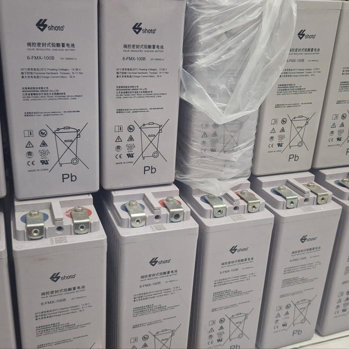 Diskon Baterai Shoto FMX-12V100Ah Battery VRLA Deep Cycle Stok 2024