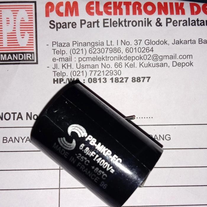 6.8UF 400V 685 400 SOLUN SOLEN MADE IN FRANCE96 ORI AUDIO CAPACITOR